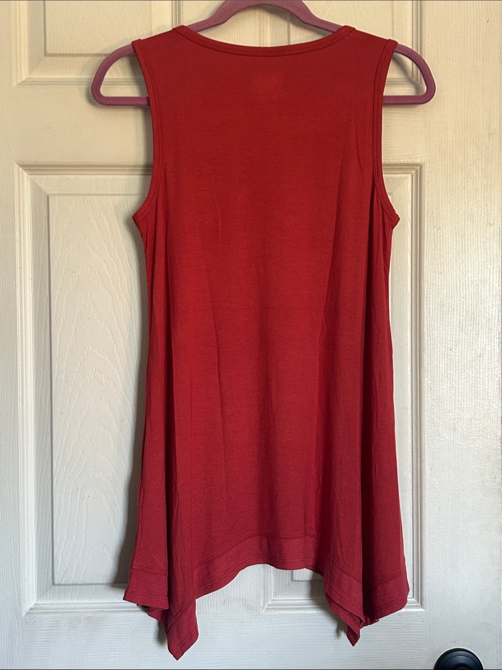LOGO Layers by Lori Goldstein Hankerchief Hem Tank size XS - Picture 3 of 5